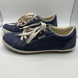 Men’s Taos Footwear Star Canvas Blue Sneakers 10